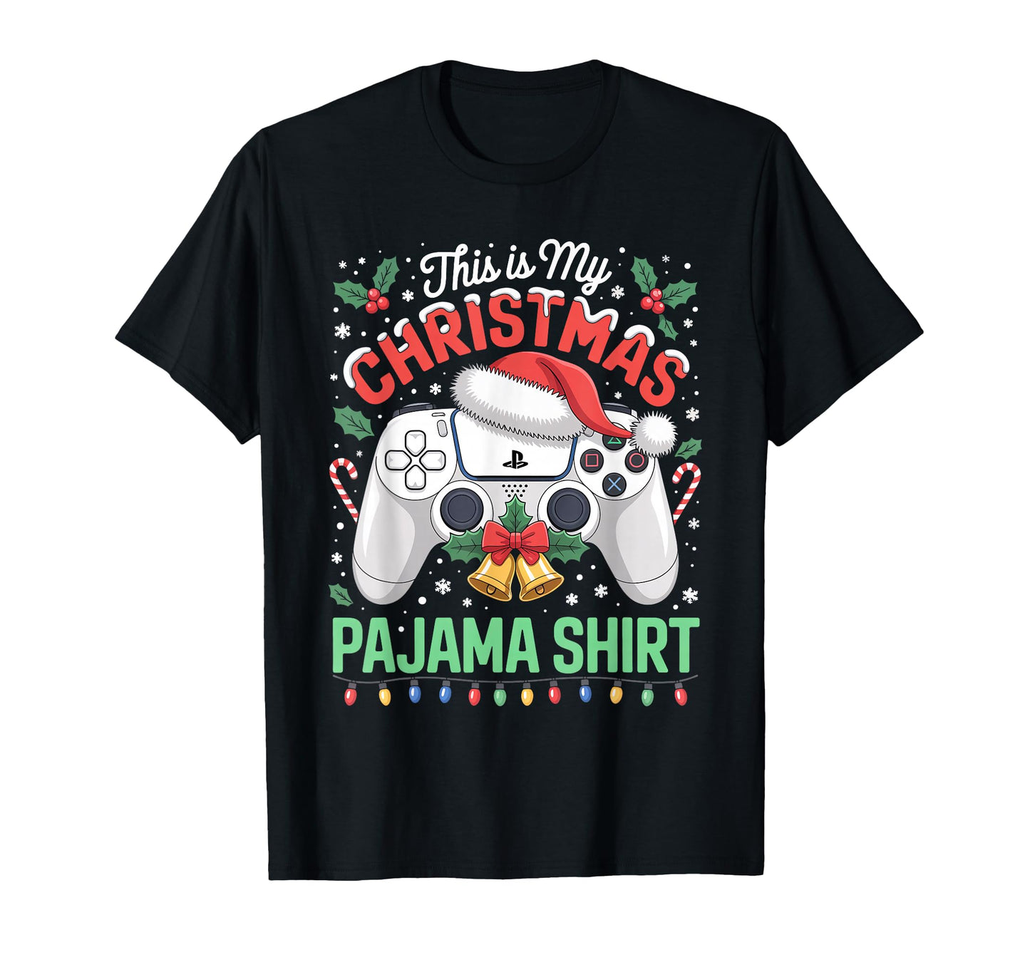 This is My Christmas Pajama Gamer Video Game Boys Kids T-Shirt