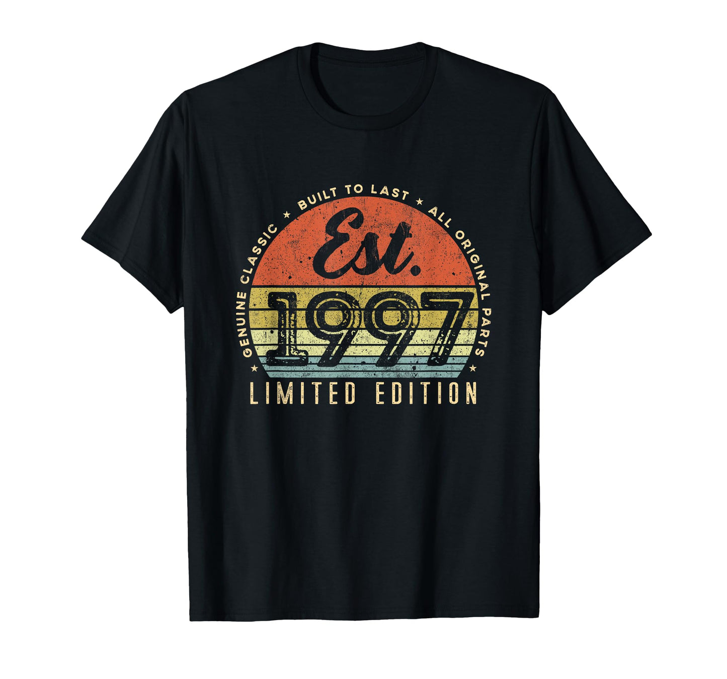 Est 1997 Vintage Edition Classic Born in 1997 Retro Birthday T-Shirt