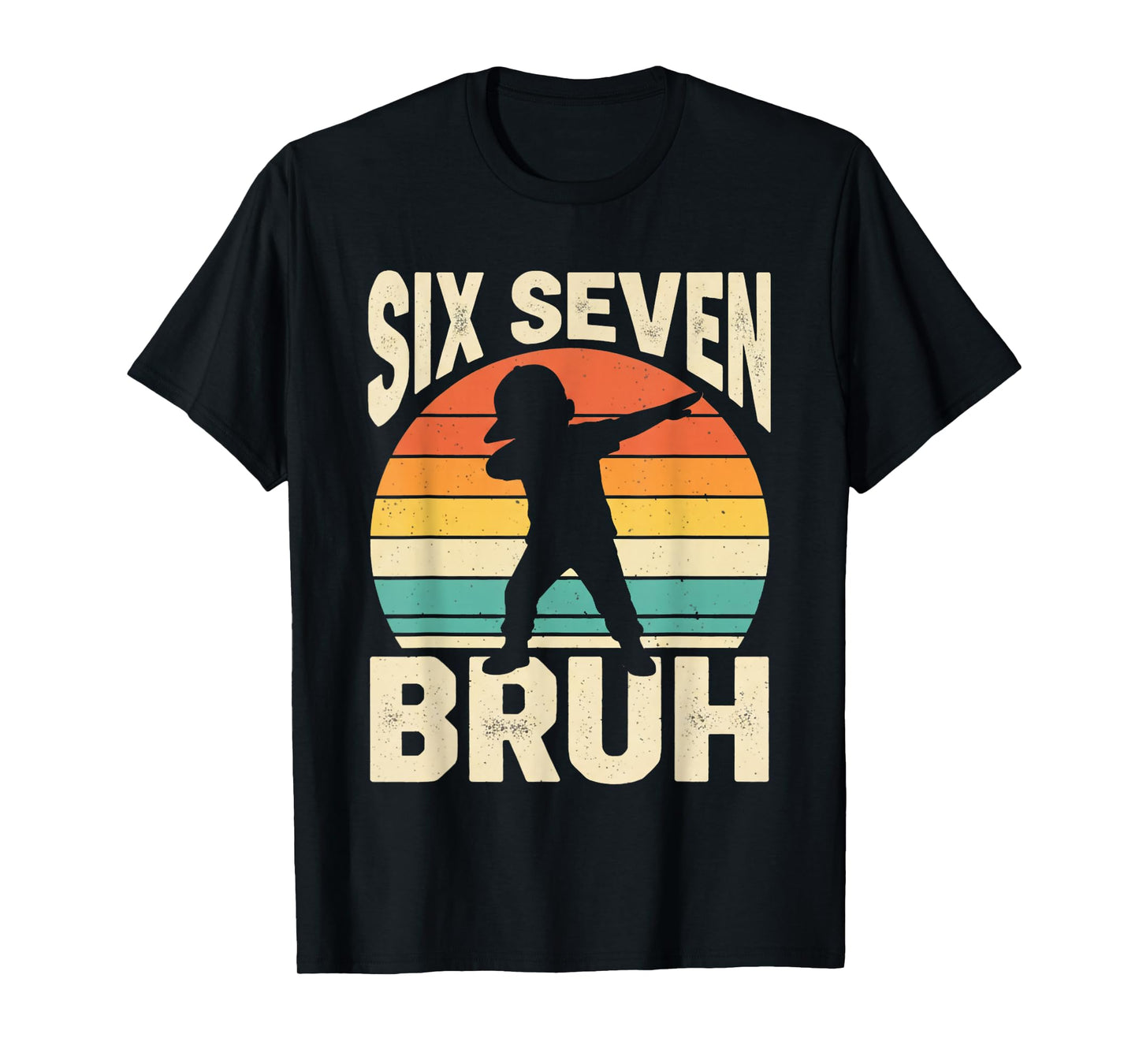 67 Meme 6 7 Numbers Dabbing Six Seven Bruh Funny Boys Kids T-Shirt