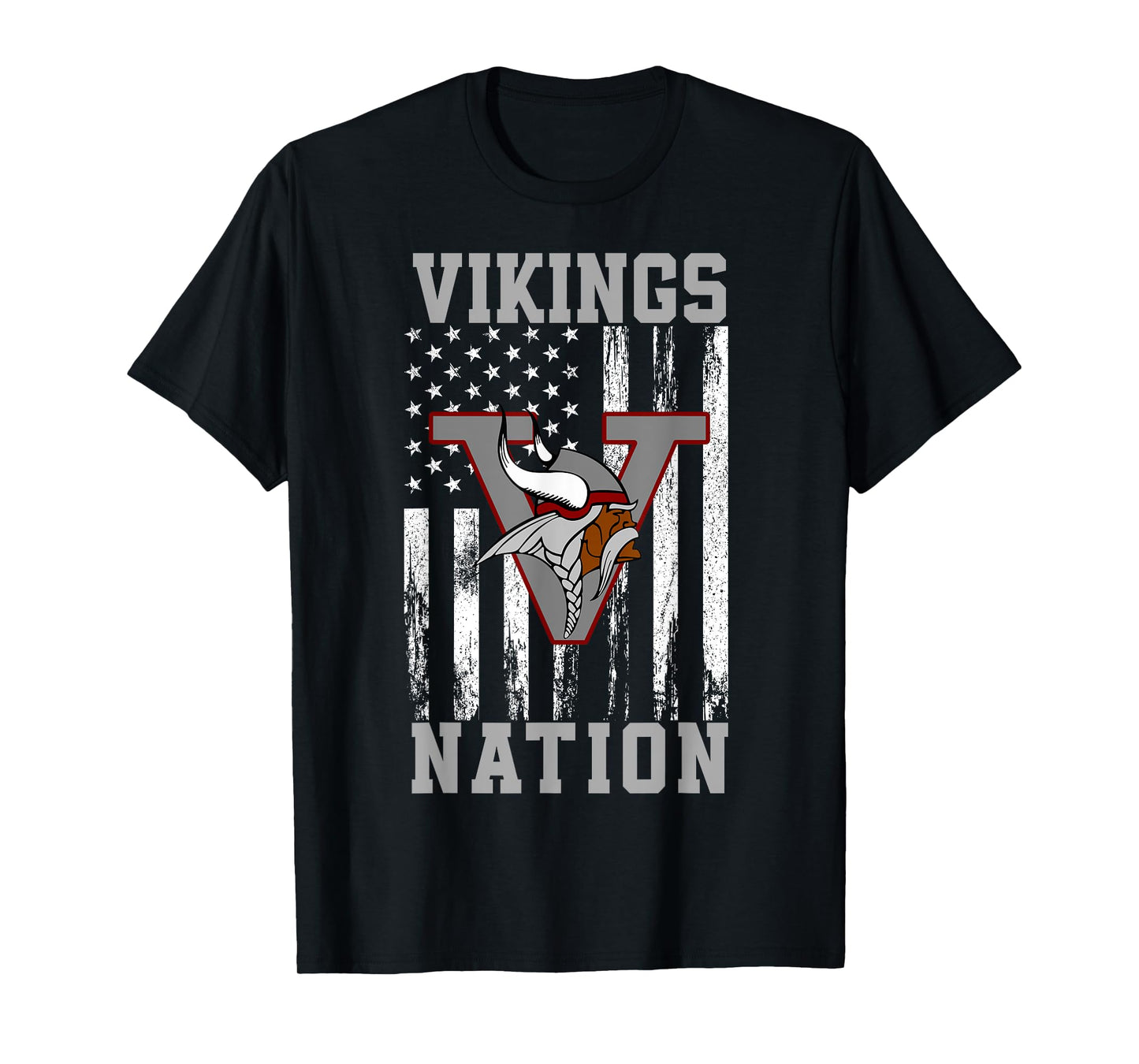 Raines Vikings Logo Nation HS T-Shirt