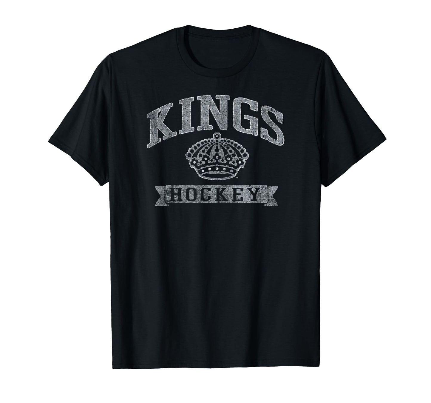 Los Angeles Kings Vintage Hockey Black Officially Licensed T-Shirt