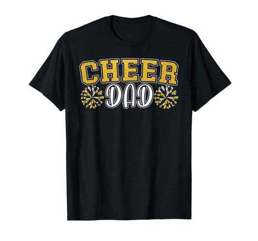 Proud Cheer Daddy My Favorite Cheerleader Calls Me Dad Men T-Shirt
