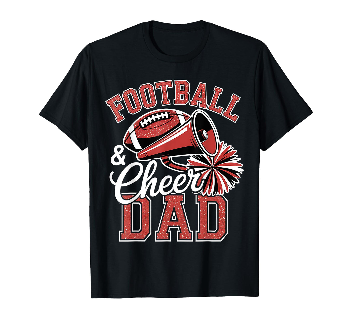Football Cheer Dad for Women Men Vintage Cheerleader T-Shirt