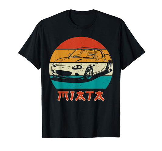 Japanese Miata Car Retro Vintage Sports Car Legend 90s T-Shirt