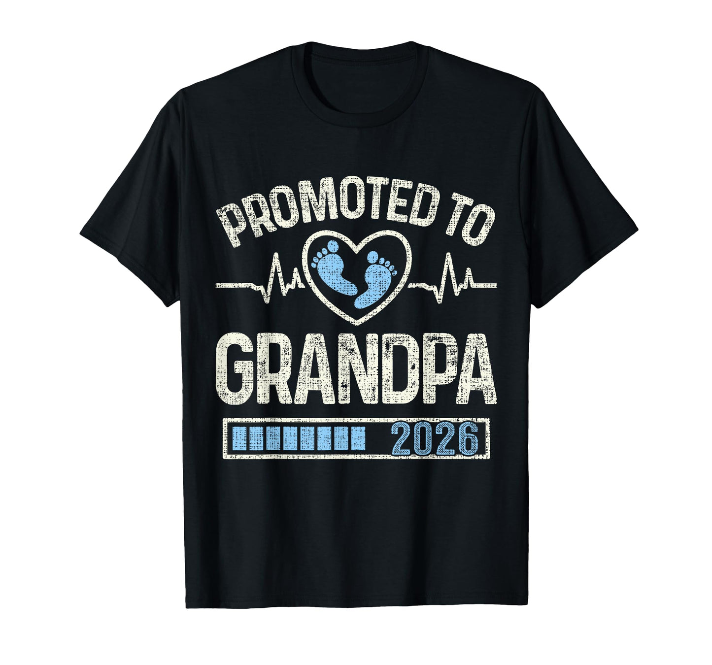 Promoted to Grandpa 2026 Expecting Baby Soon to Be Grandpa T-Shirt