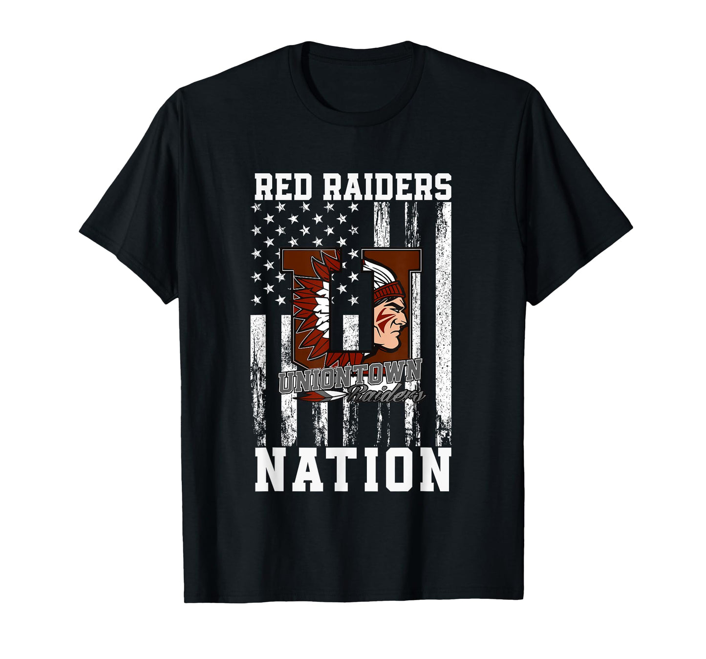 Uniontown Area Red Raiders Logo Nation HS T-Shirt