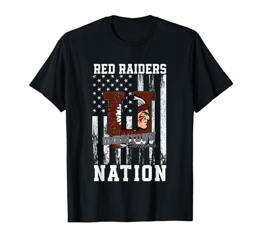 Uniontown Area Red Raiders Logo Nation HS T-Shirt