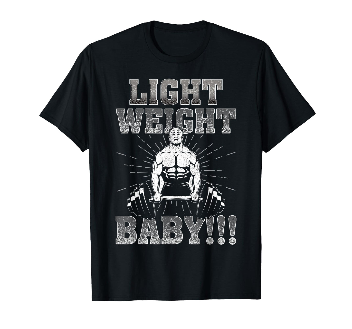 Gym Motivational Light Weight Baby Ronnie Coleman T-Shirt