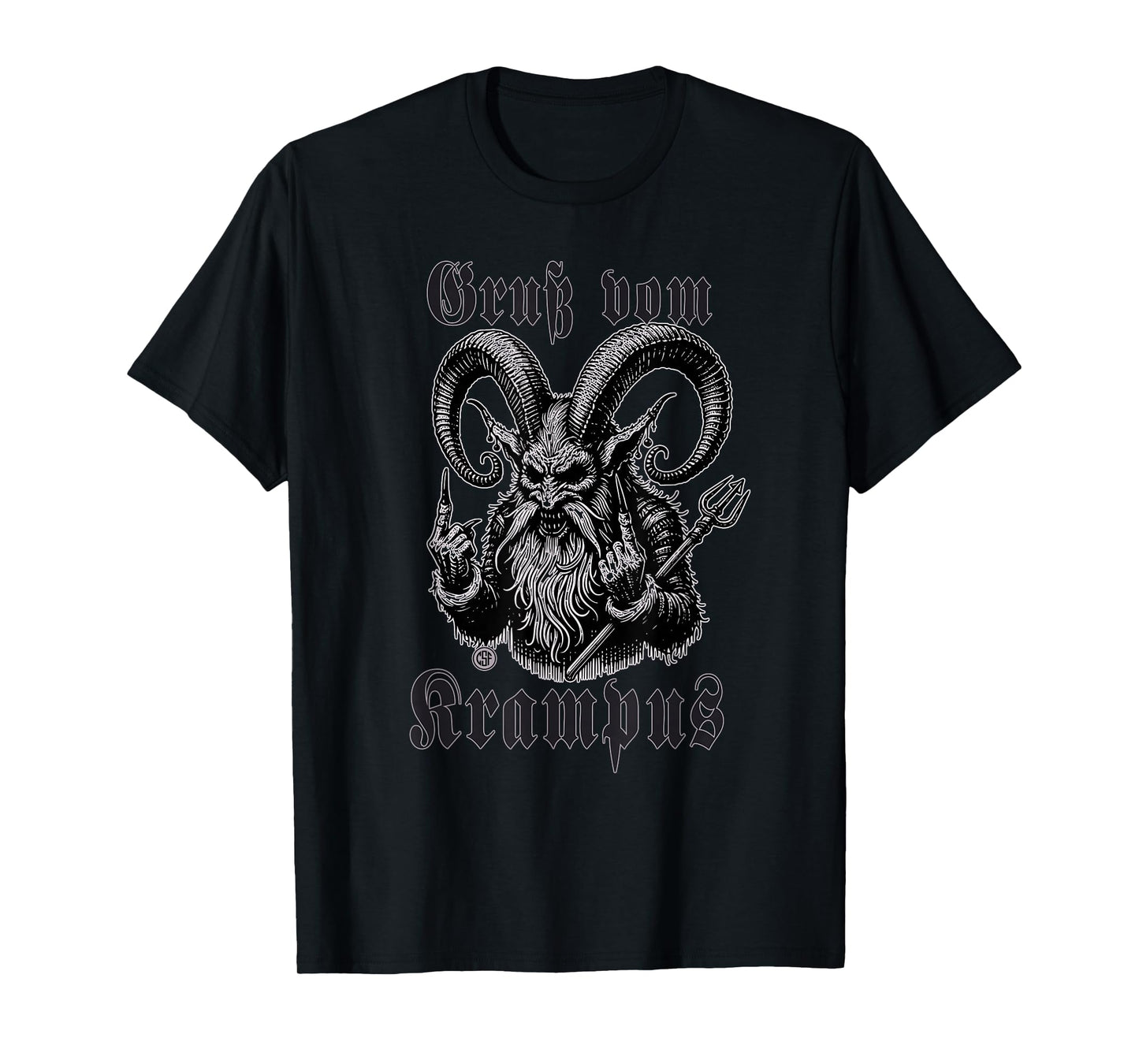 Greeting from Krampus Christmas Legend Figure T-Shirt