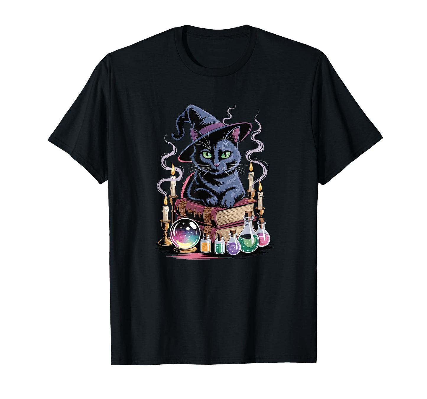 Halloween Witch Bombay Cat T-Shirt
