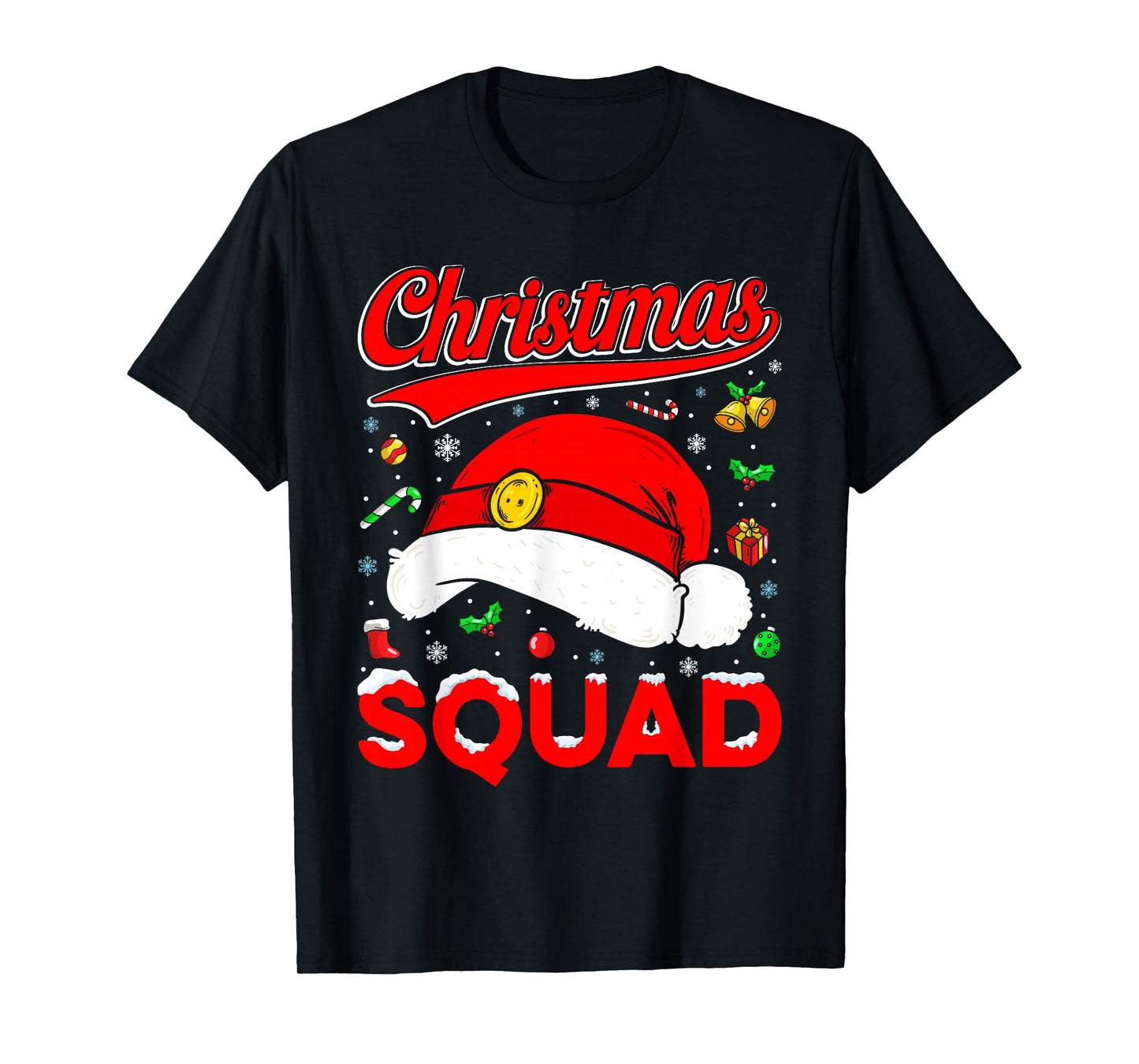 Christmas Squad Funny Xmas Tree Family Matching Pajamas Boys T-Shirt