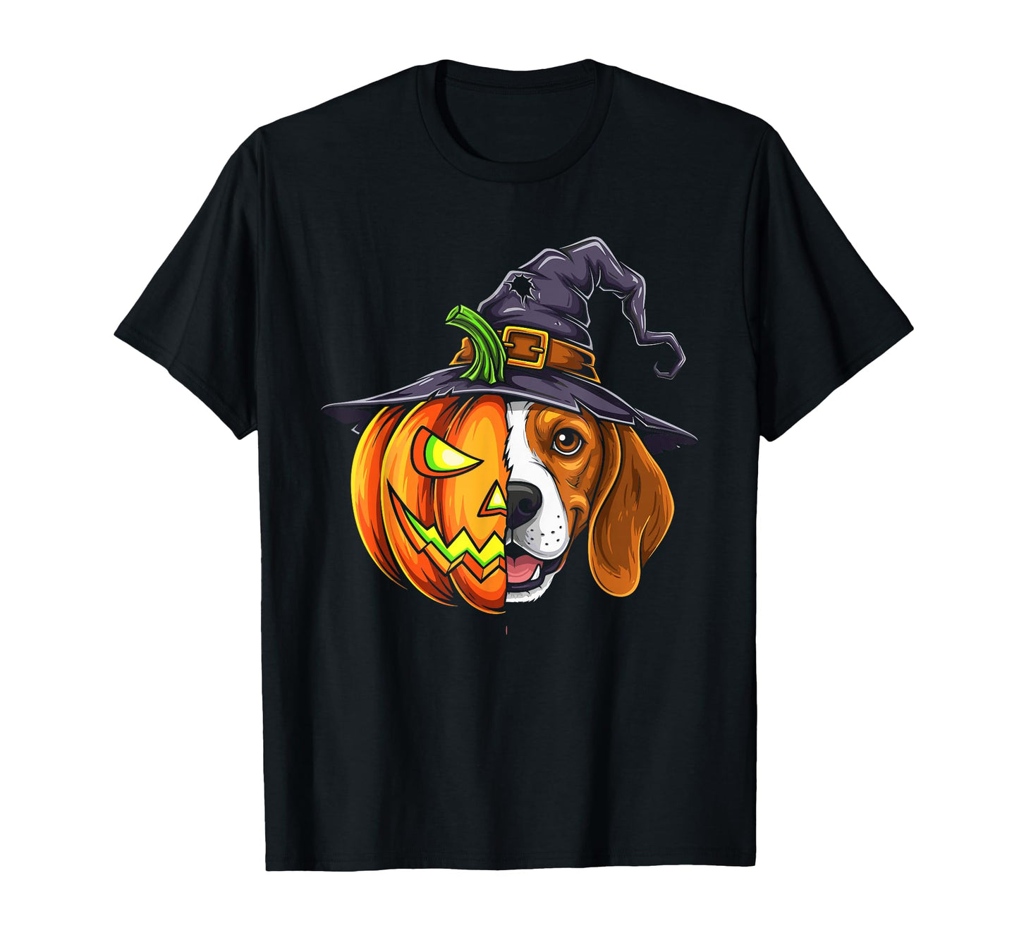 Beagle Pumpkin Jack O Lantern Halloween Kids Mens Womens T-Shirt