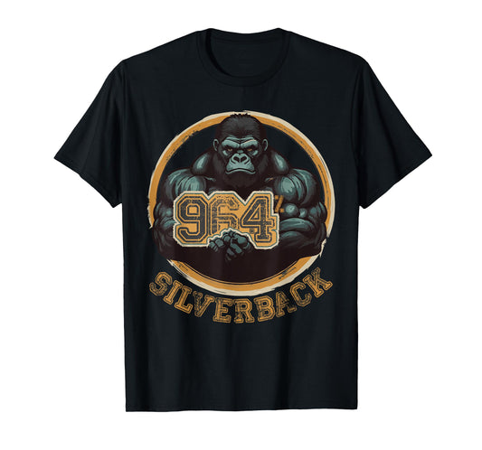96.4% Silverback Gorilla, gym apparel, body building, gym T-Shirt