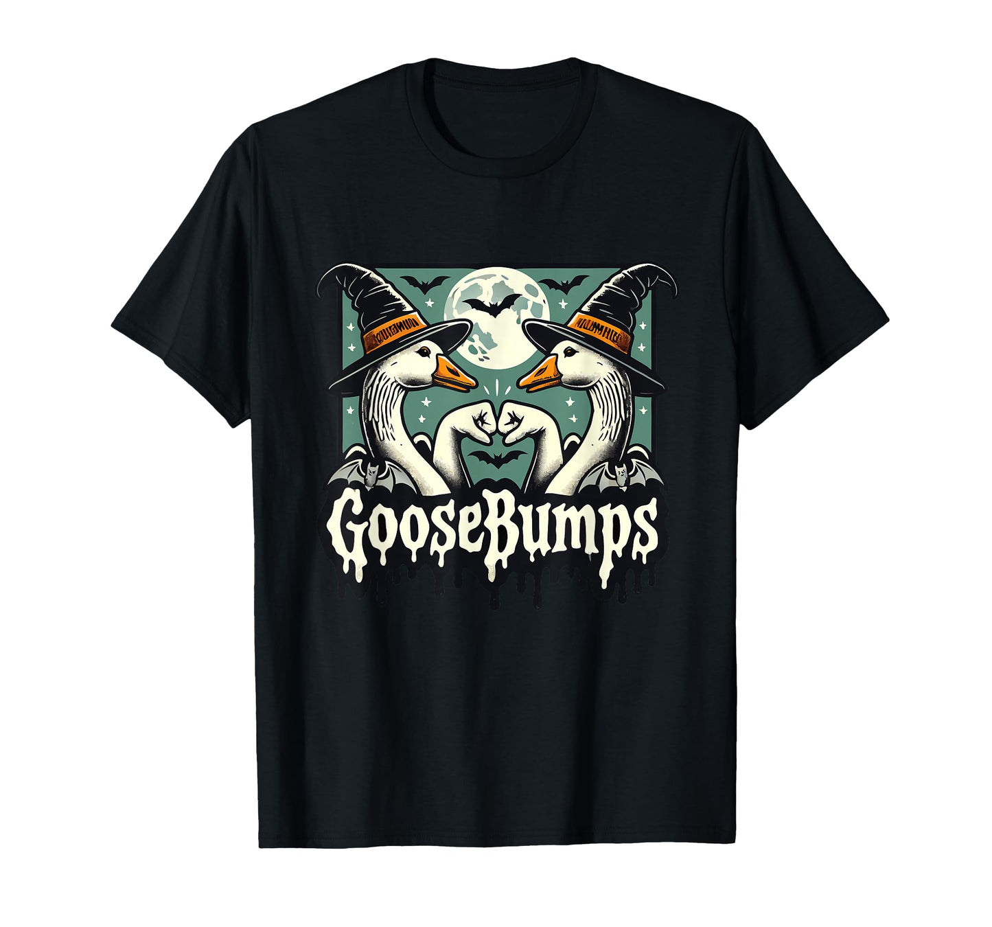 Goose Bumps Goosebumps Funny Geese Fist Bump Halloween T-Shirt