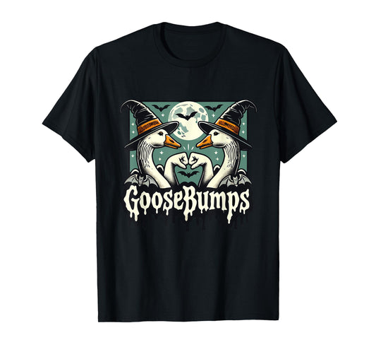 Goose Bumps Goosebumps Funny Geese Fist Bump Halloween T-Shirt