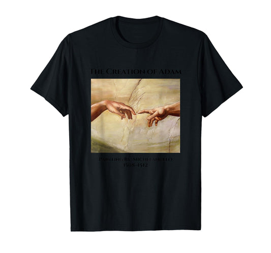 The Creation of Adam Novelty Graphic Tees & Cool Art Designs T-Shirt