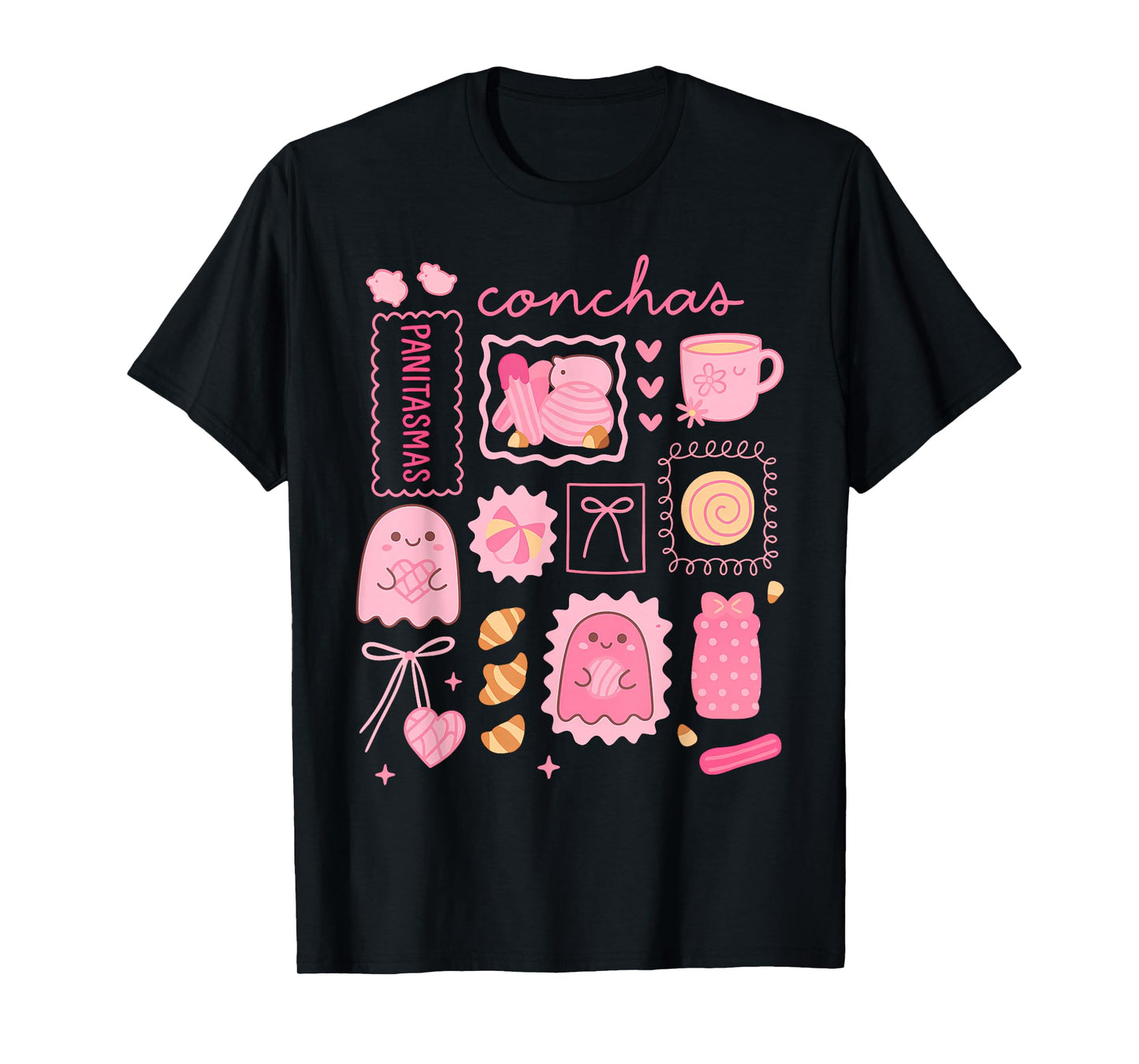 Pink Pantasmas Funny Mexico Ghost Halloween Outfit T-Shirt