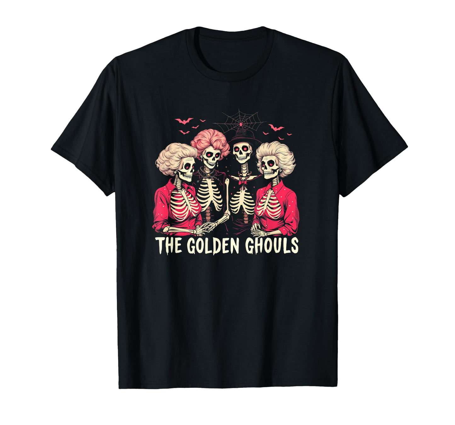 Amazing Spooky Creepy Halloween Witch Golden Ghouls T-Shirt