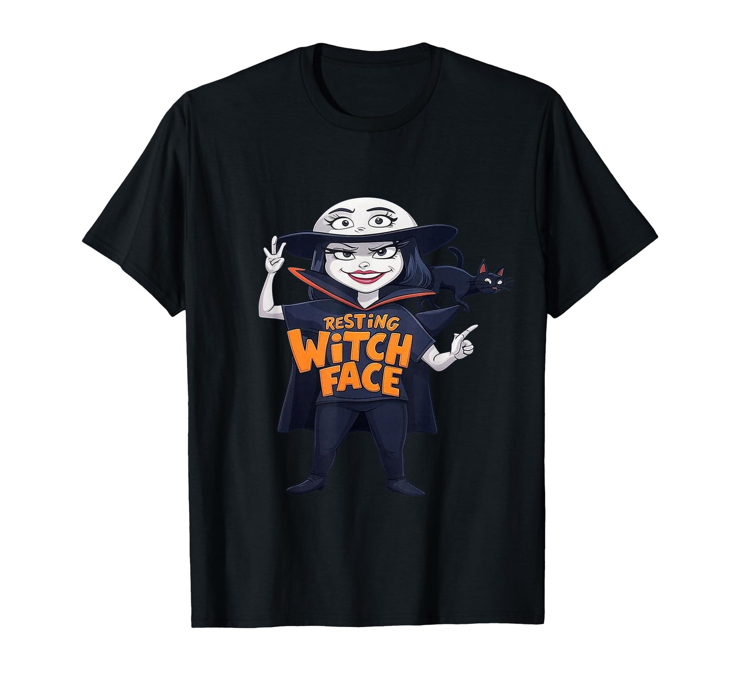 Resting Witch Face – Funny Halloween Witch for Women & Teens T-Shirt
