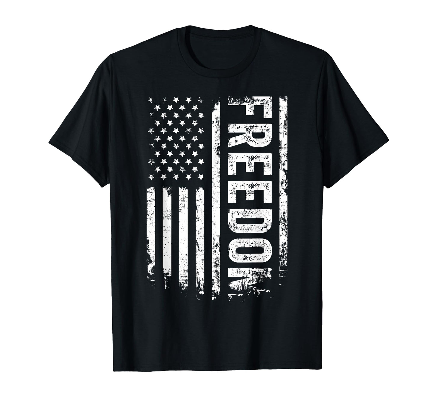 Vintage America Flag Freedom Grunge USA Design T-Shirt