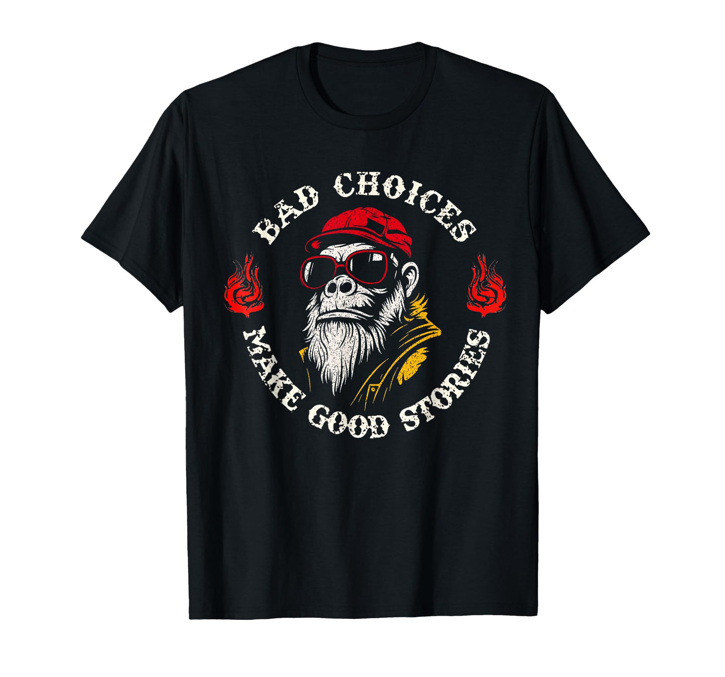 Monkey Bad Choices Make Good Stories T-Shirt
