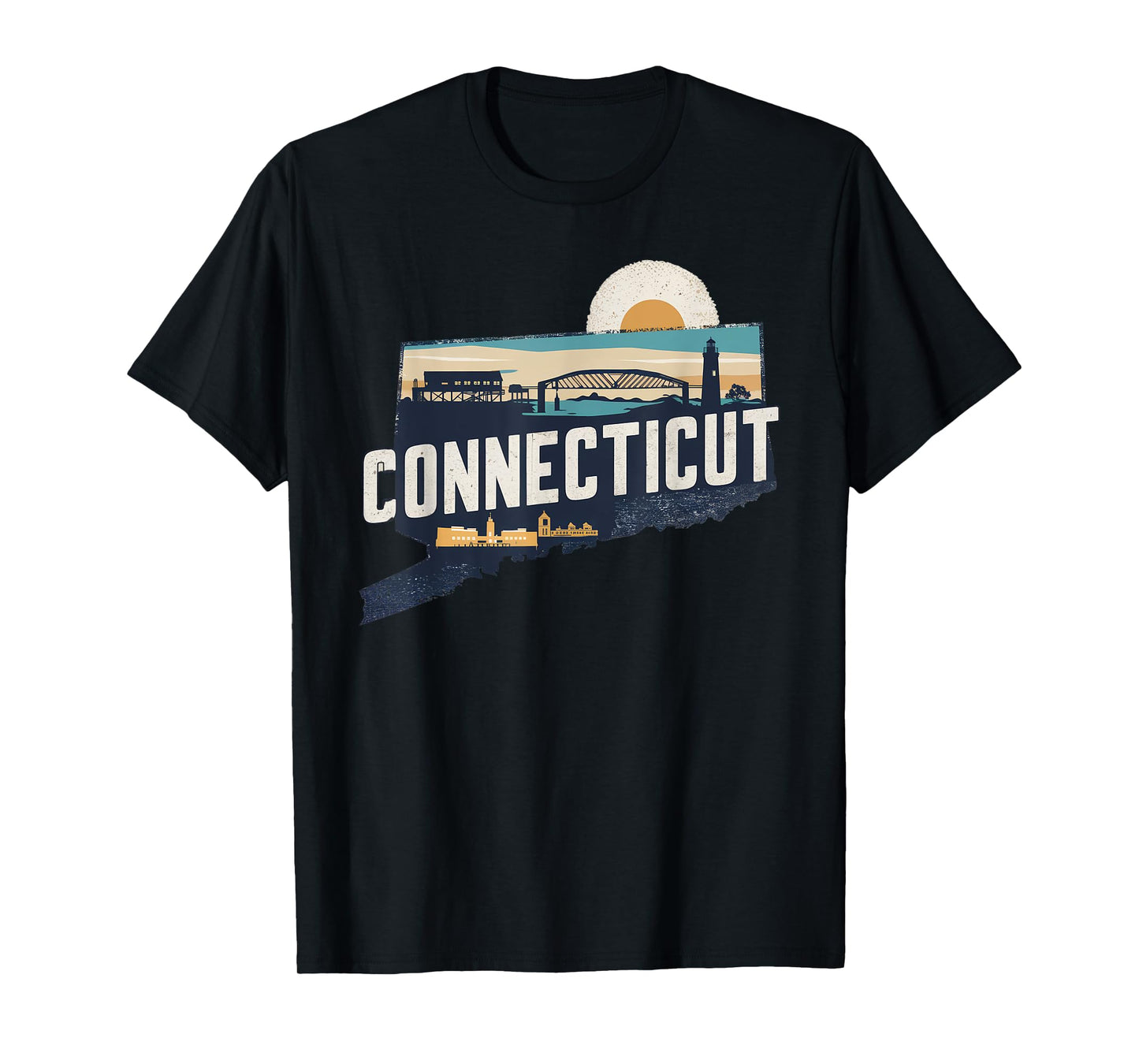 Connecticut State of Connecticut Retro Connecticut T-Shirt