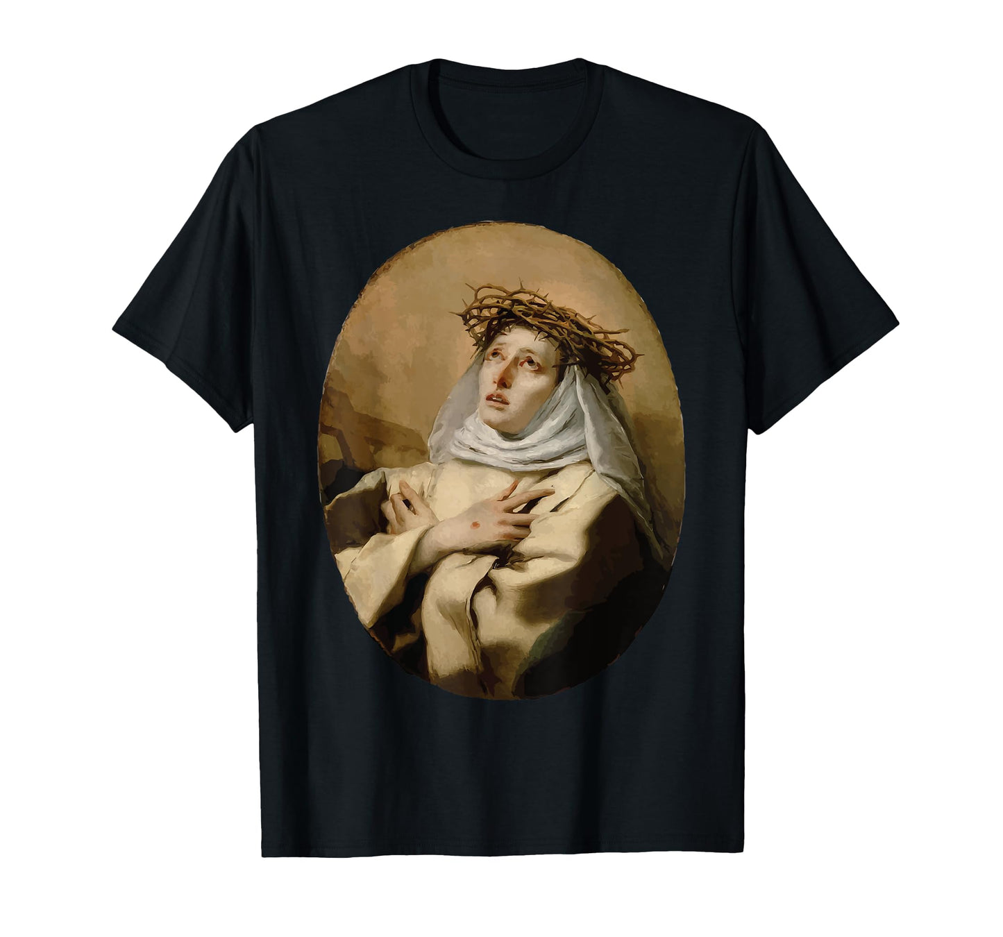 St Catherine of Siena Art Italian Saints Catholic Stigmata T-Shirt