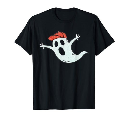 A Cloaked Ghost Floats Around Looking Terrified T-Shirt
