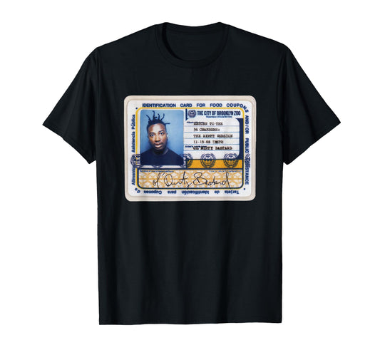 Ol' Dirty Bastard Return To The 36 Chambers ID Card ODB T-Shirt
