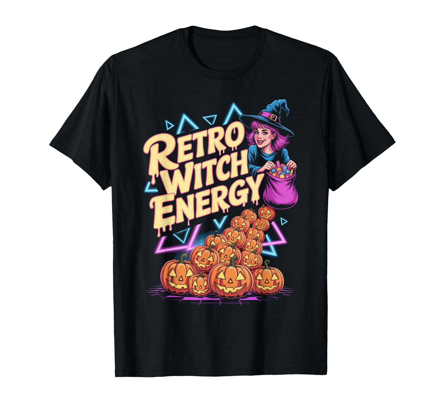 Retro Funny Witch Halloween T-Shirt