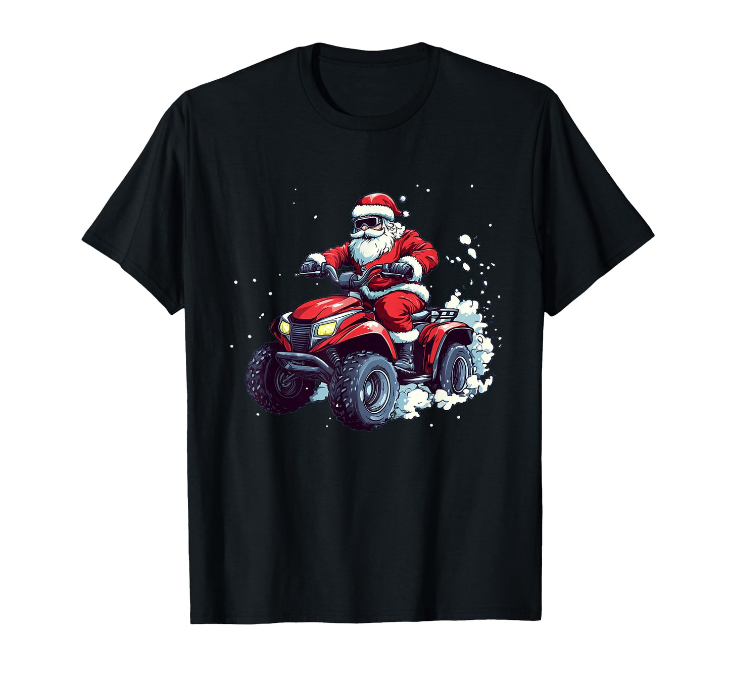 Nice Santa Claus and His Quad Make Christmas Cool T-Shirt