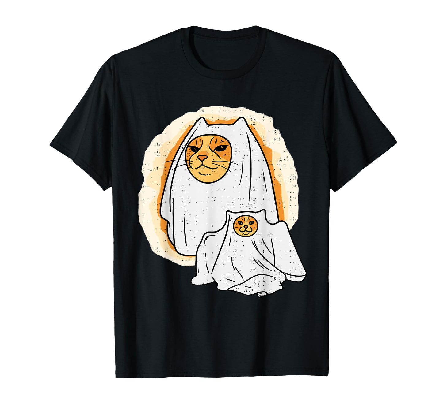 Funny Cat Ghost Kitty Kitten Meme Halloween Animal Pet Lover T-Shirt