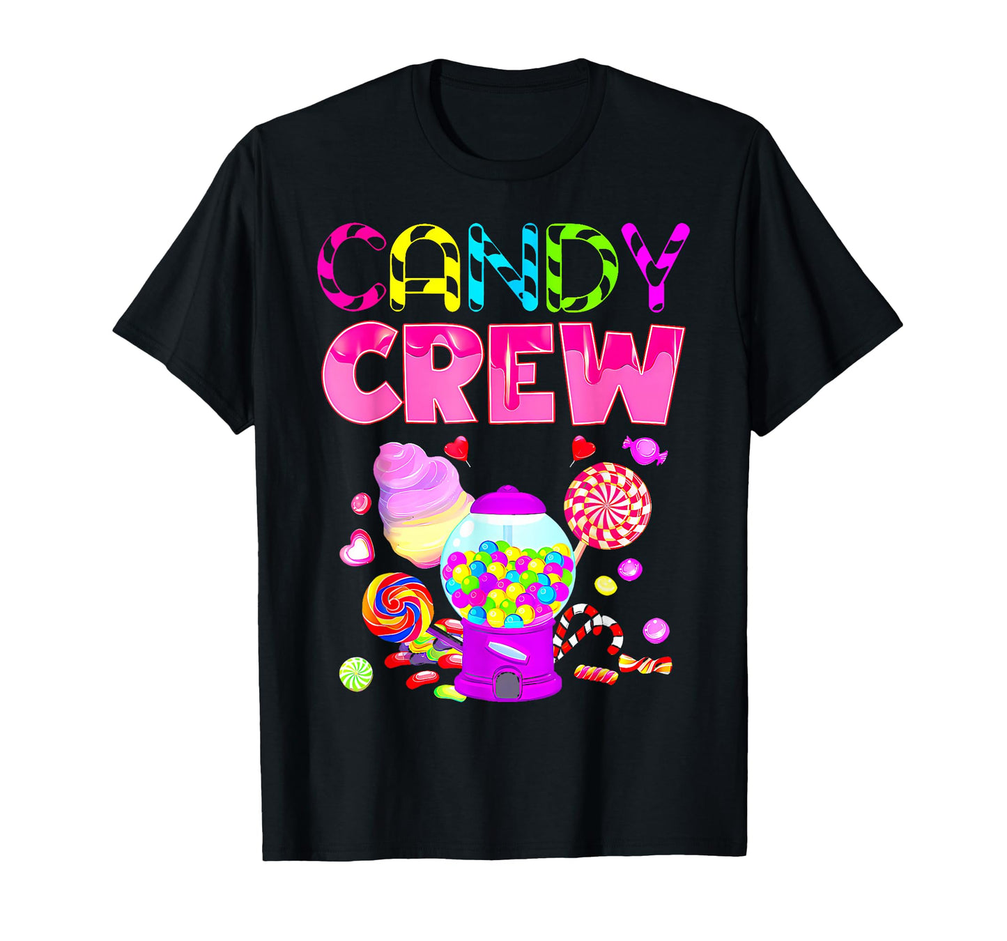 Candy Crew Candy Costume Women Candy Land Kids Sweetie T-Shirt