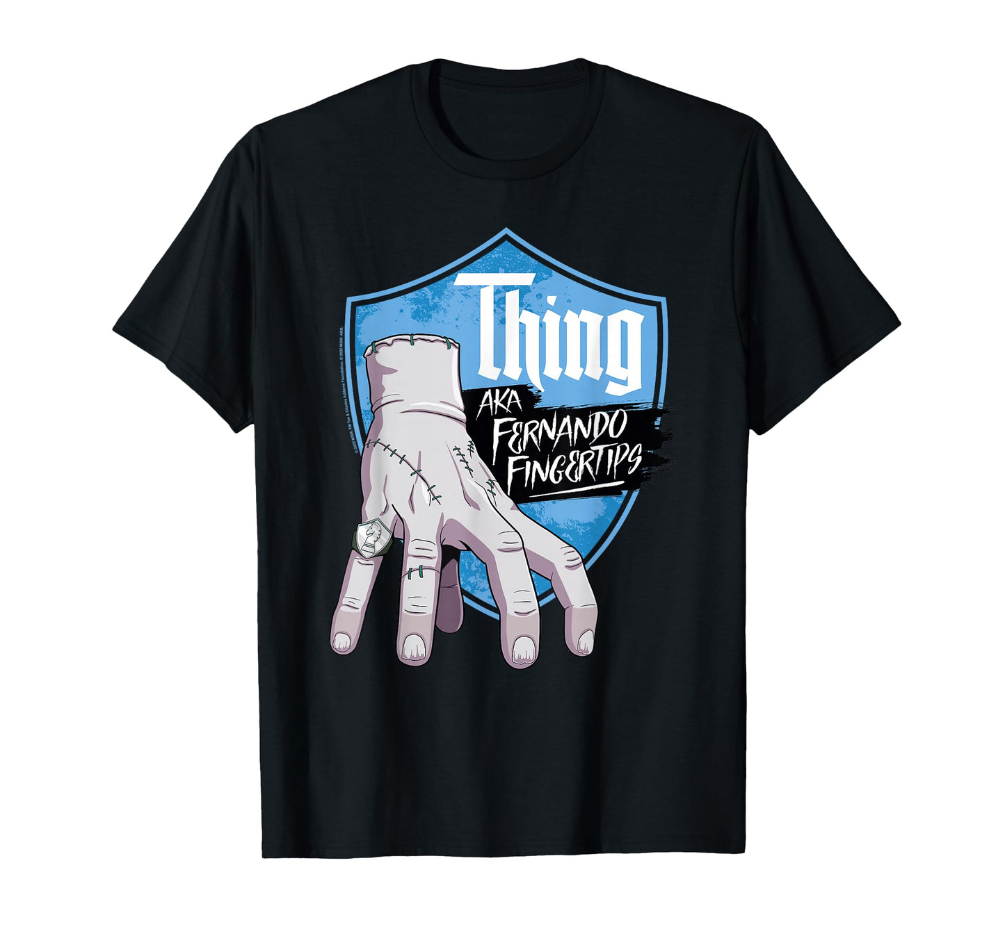 Wednesday Season 2 Thing AKA Fernando Fingertips Logo T-Shirt