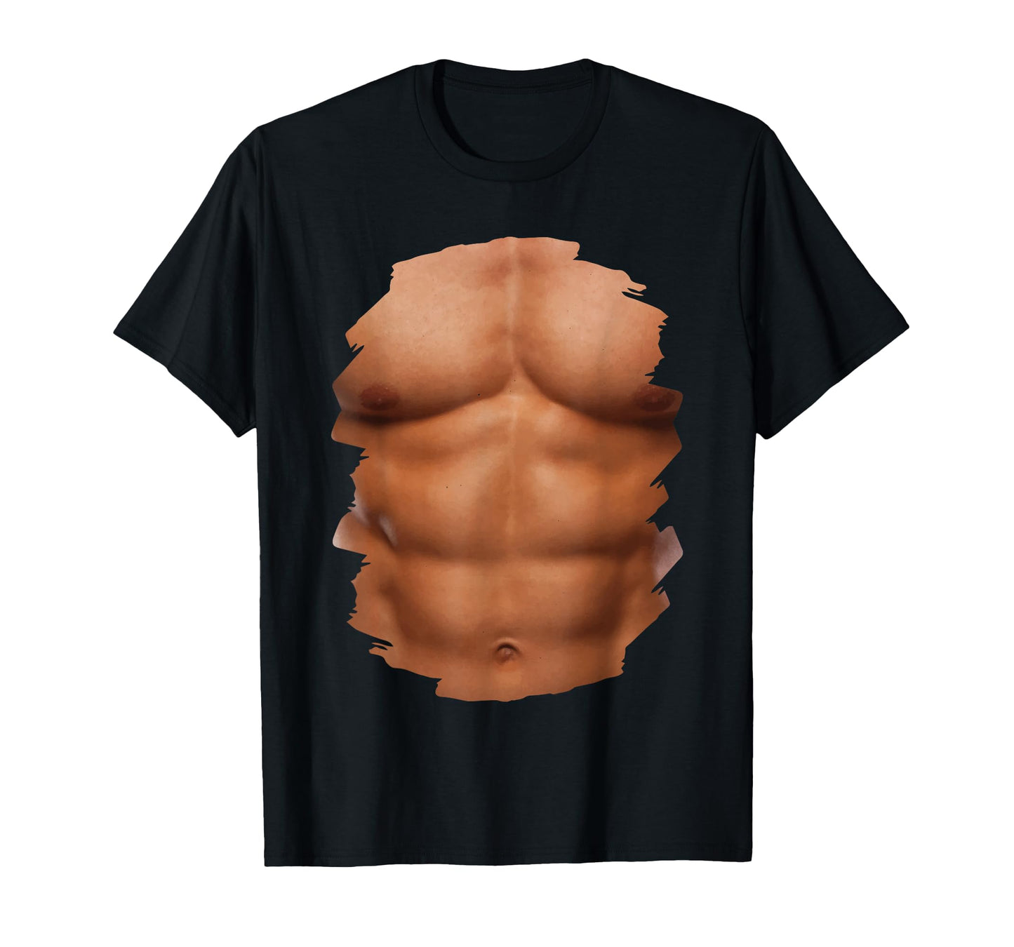 Chest Six Pack Muscles Bodybuilder 6 Abs Gym Funny Present T-Shirt