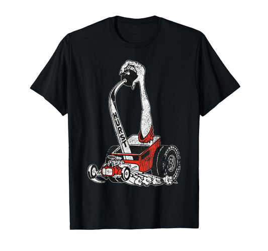 Retro Car Vintage Hurst Racer Meme Hand Engine Funny T-Shirt