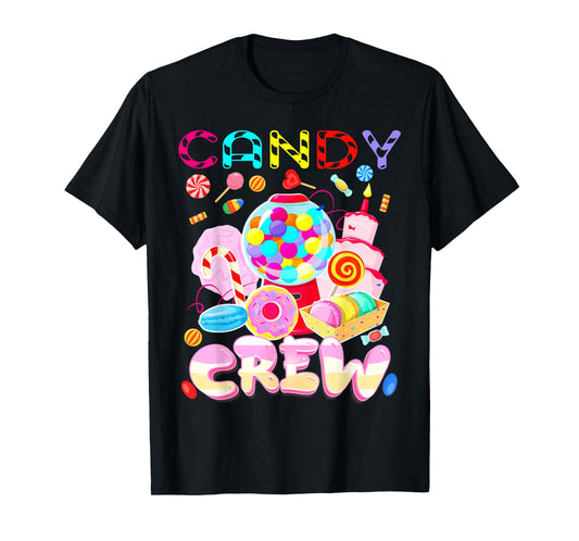 Candy Land Candy Crew Party Halloween Costumes Adult Women T-Shirt