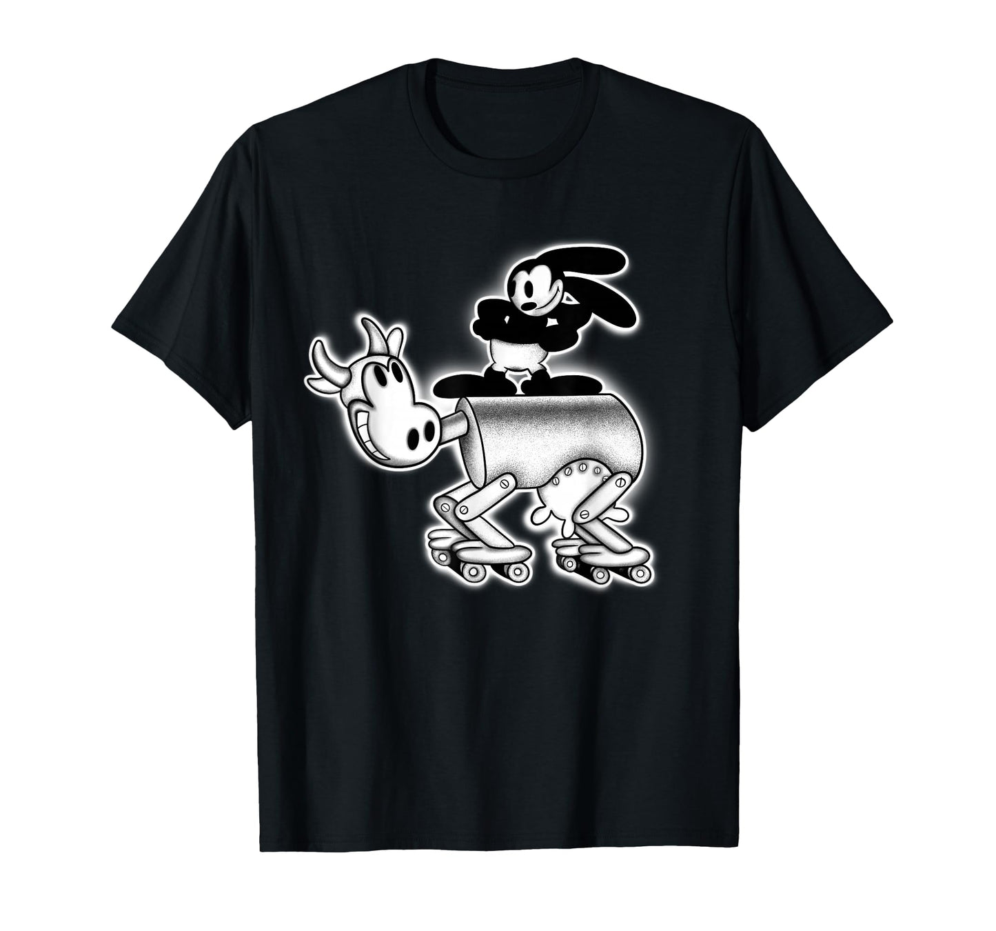 Oswald Rabbit in The Mechanical Cow x 1927 Cartoon T-Shirt