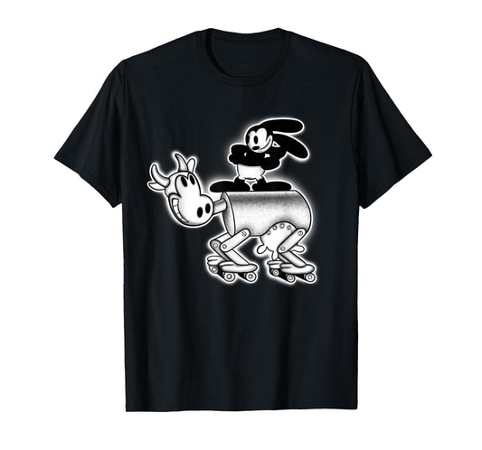 Oswald Rabbit in The Mechanical Cow x 1927 Cartoon T-Shirt