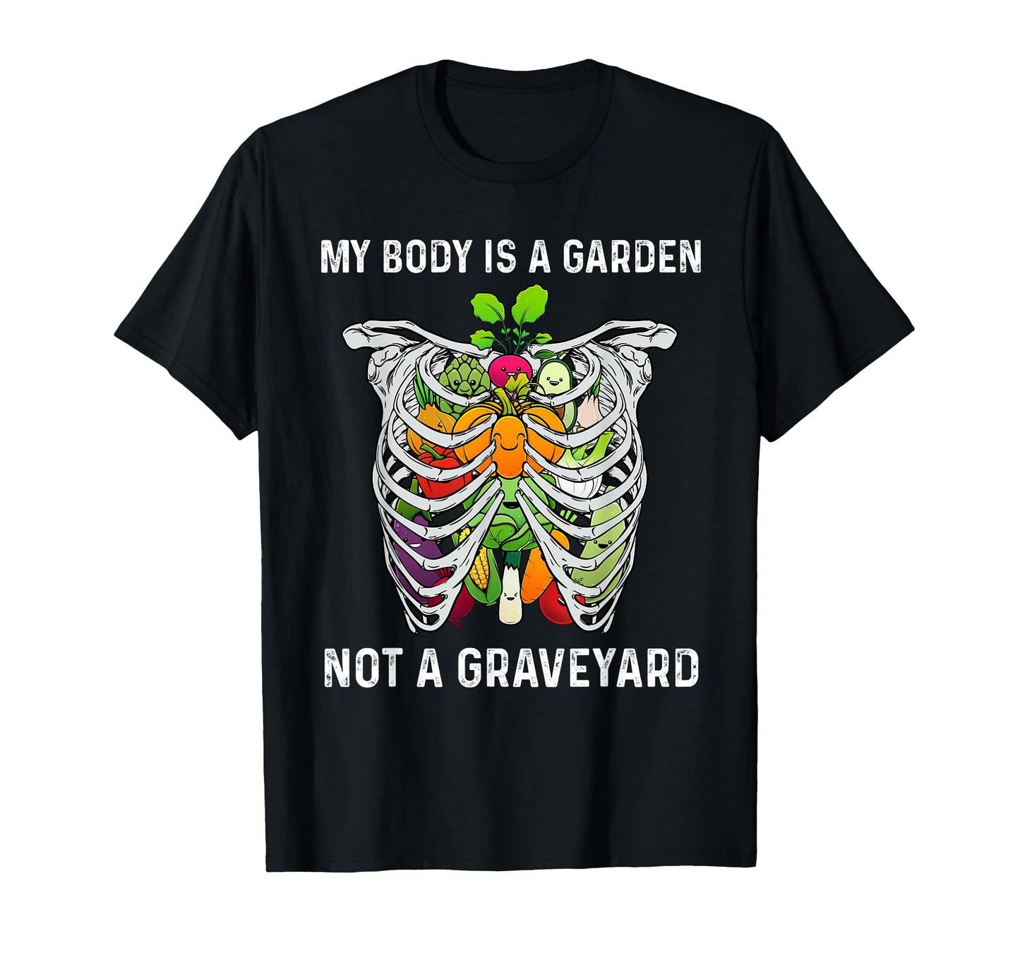 Funny Vegan Gift For Men Women Cool Vegetarian Foodie Eater T-Shirt
