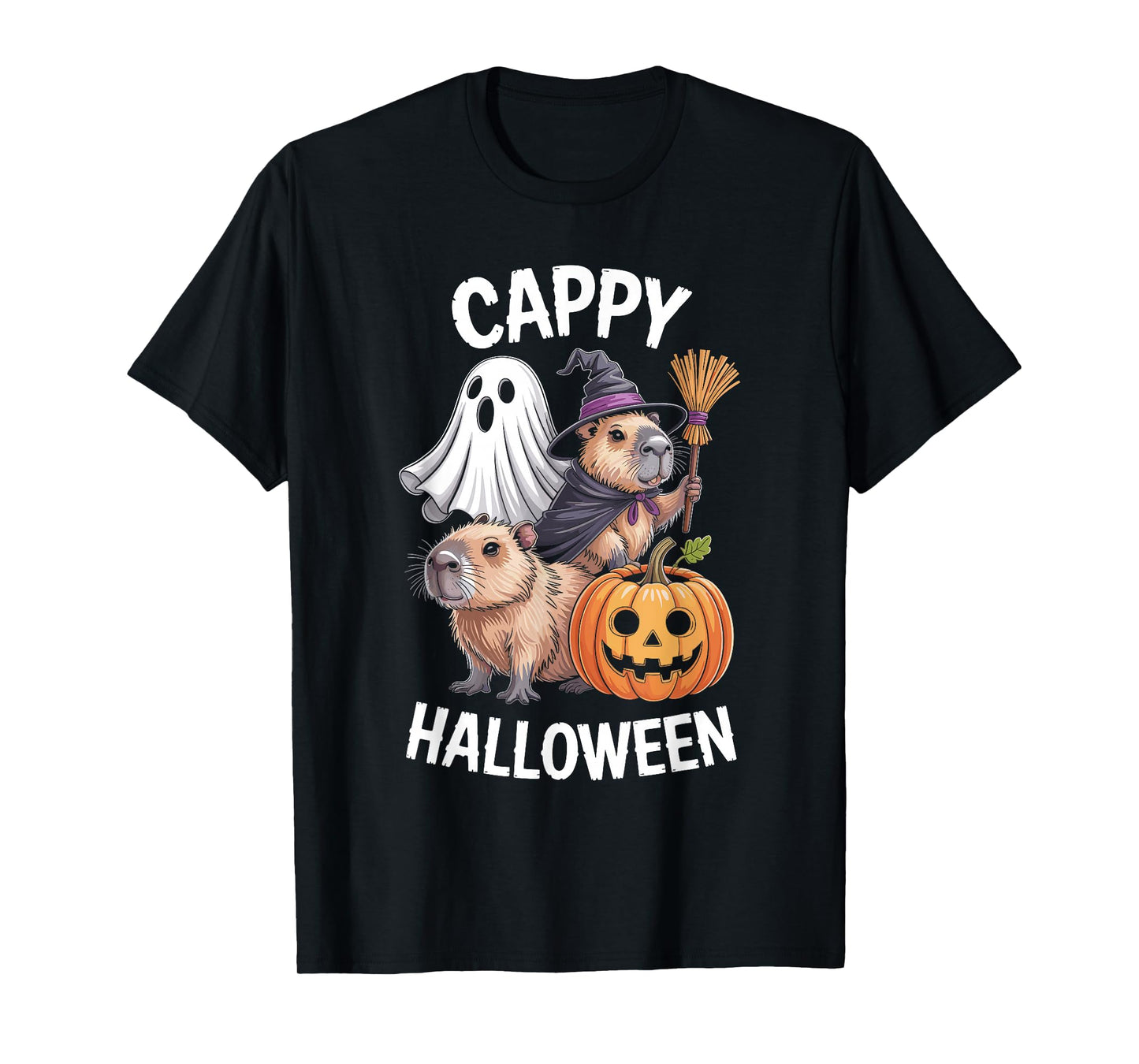 Cappy Halloween Funny Capybara T-Shirt