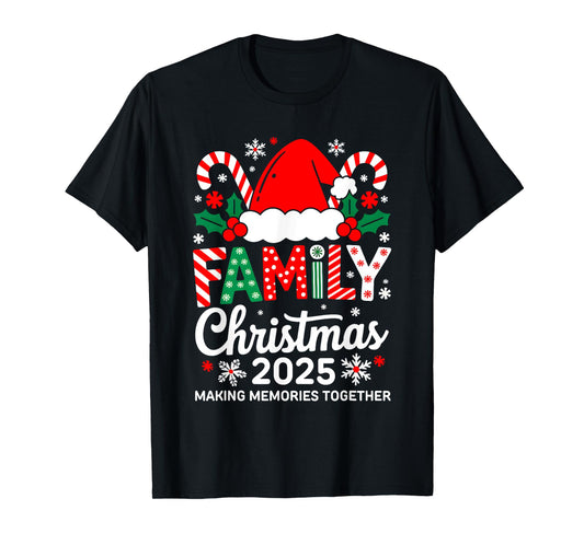 Family Christmas 2025 Matching Costume Together Xmas Squad T-Shirt