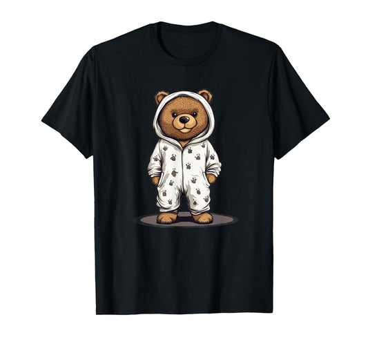 Cute Pajama Bear Outfit for Pajamas and Teddy Bear Lovers T-Shirt