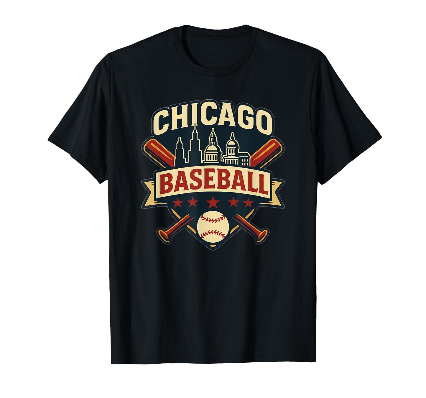 Vintage Chicago Baseball Tee , Chicago Baseball T-Shirt