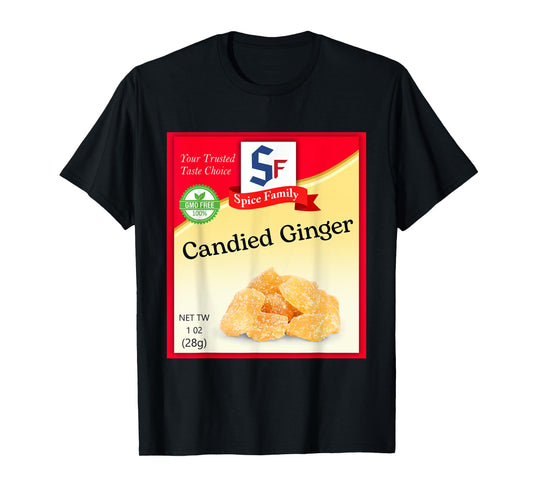 Candied Ginger Condiment Costume Holiday Spice Costumes T-Shirt