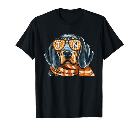 Vintage Orange Blooded Tennessee Dog Lover Outfit T-Shirt