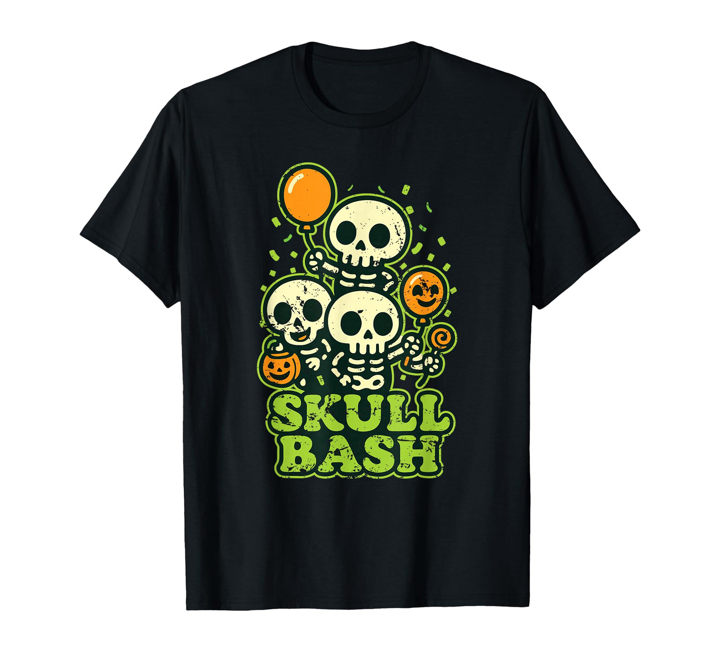 Skull Bash Skeleton Party T-Shirt