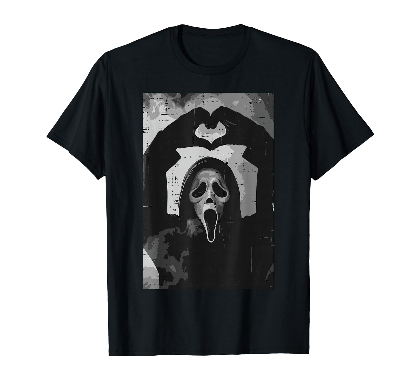 Halloween Scary Face Funny Horror Poster Men Women Kids T-Shirt