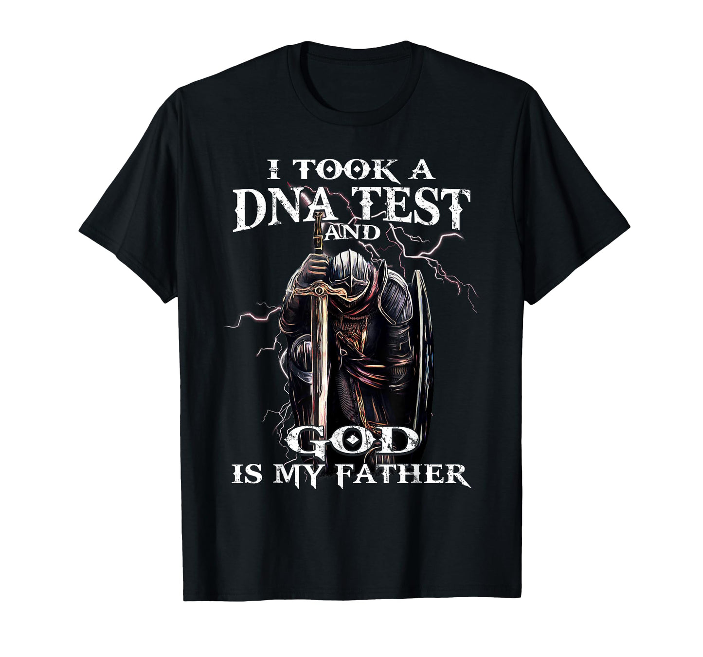 Knights Templar God is My Father Crusader Warrior Bible T-Shirt