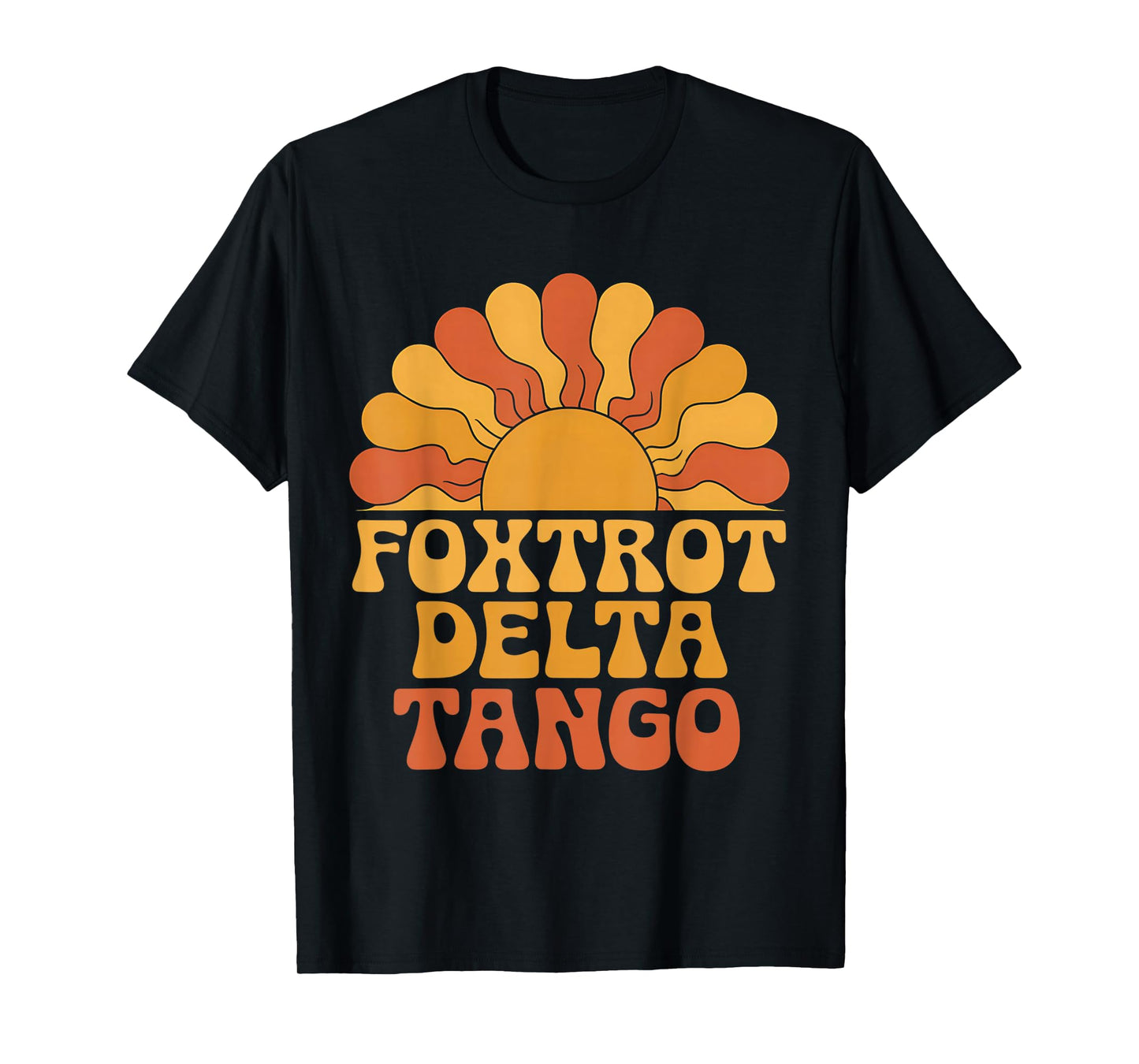Foxtrots Delta Tangos Retro Vintage Boho T-Shirt
